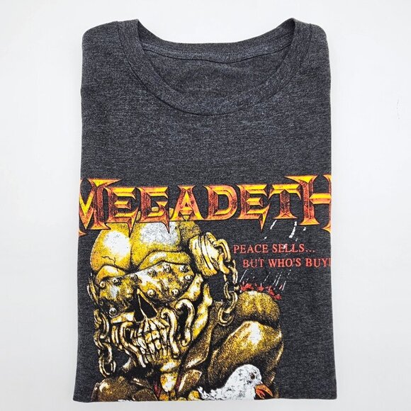 Men's Graphic Short sleeved T-Shirt Megadeth 'Peace Sells, But Who's Buying", M - Picture 10 of 12